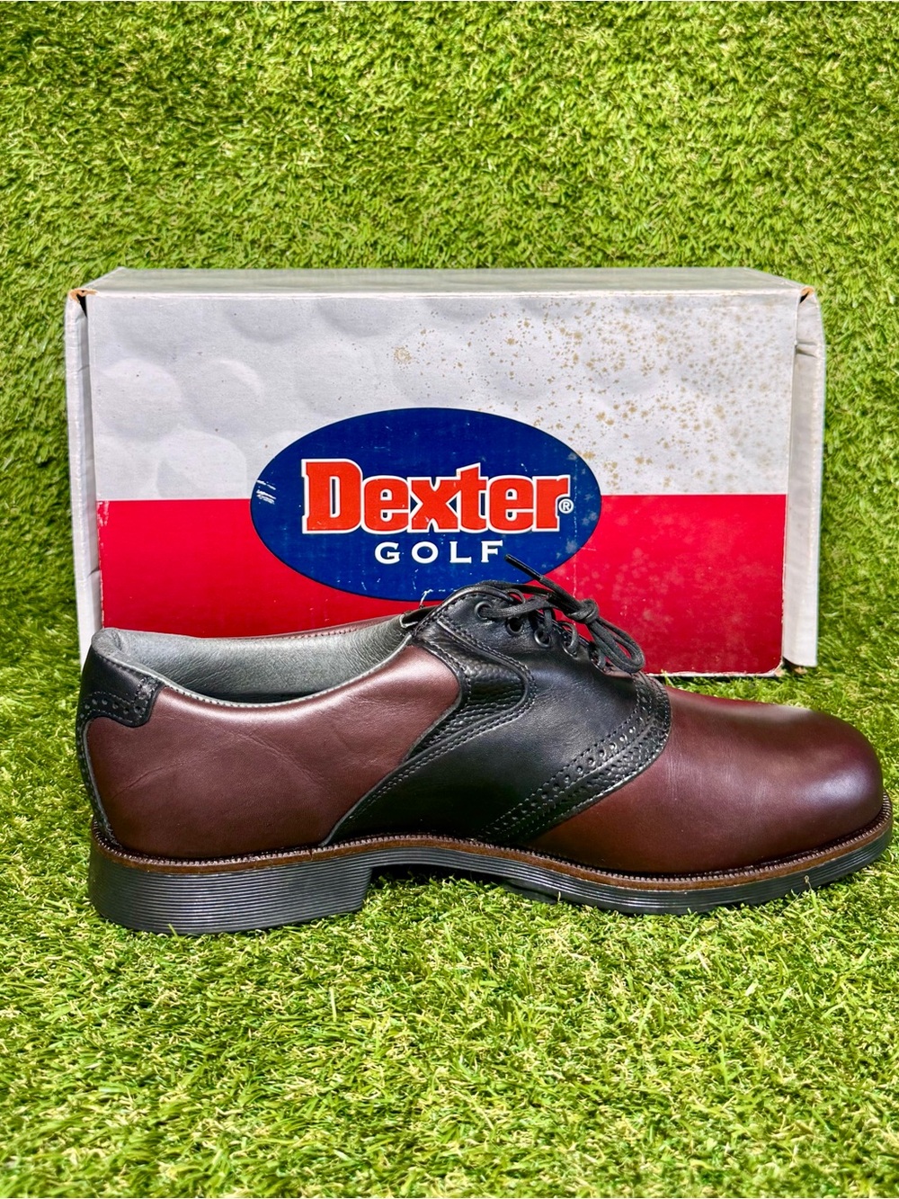 Dexter Declaration Jefferson GF705-7 Waterproof Spiked Golf Shoes Men’s 10.5 - Picture 4 of 10